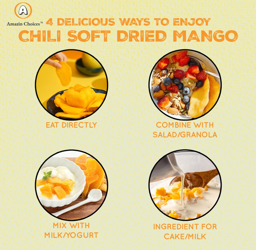 Dried chili mango 100g