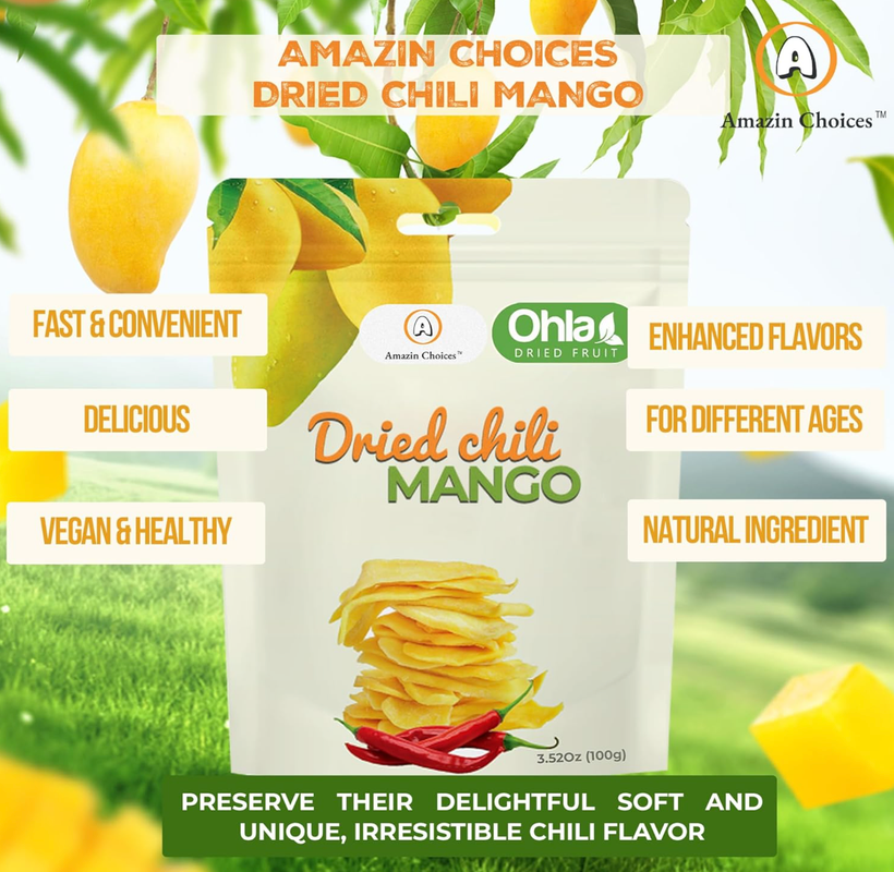 Dried chili mango 100g