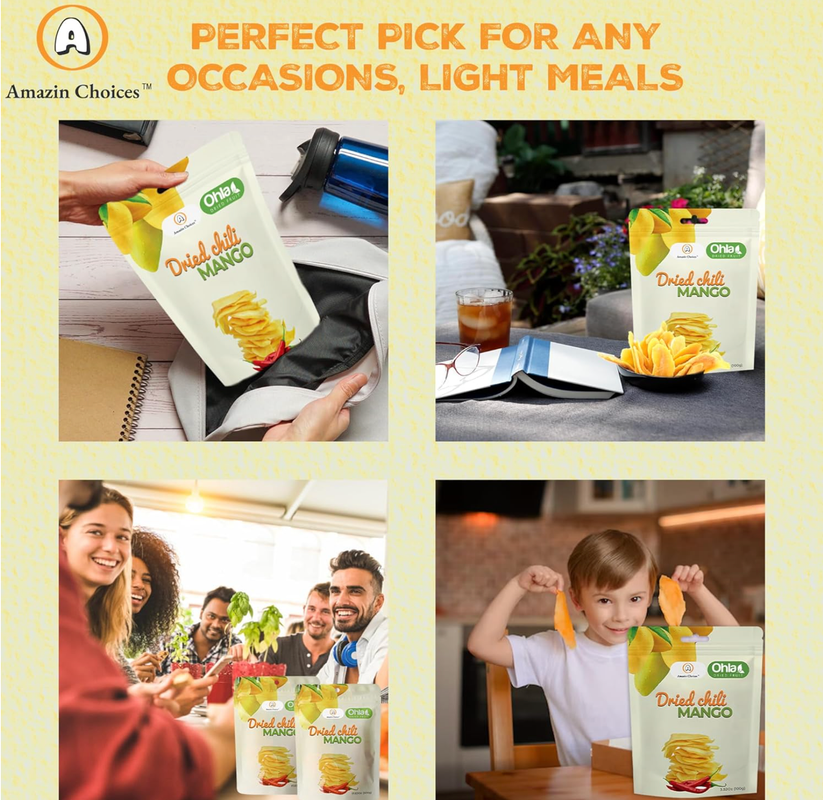 Dried chili mango 100g