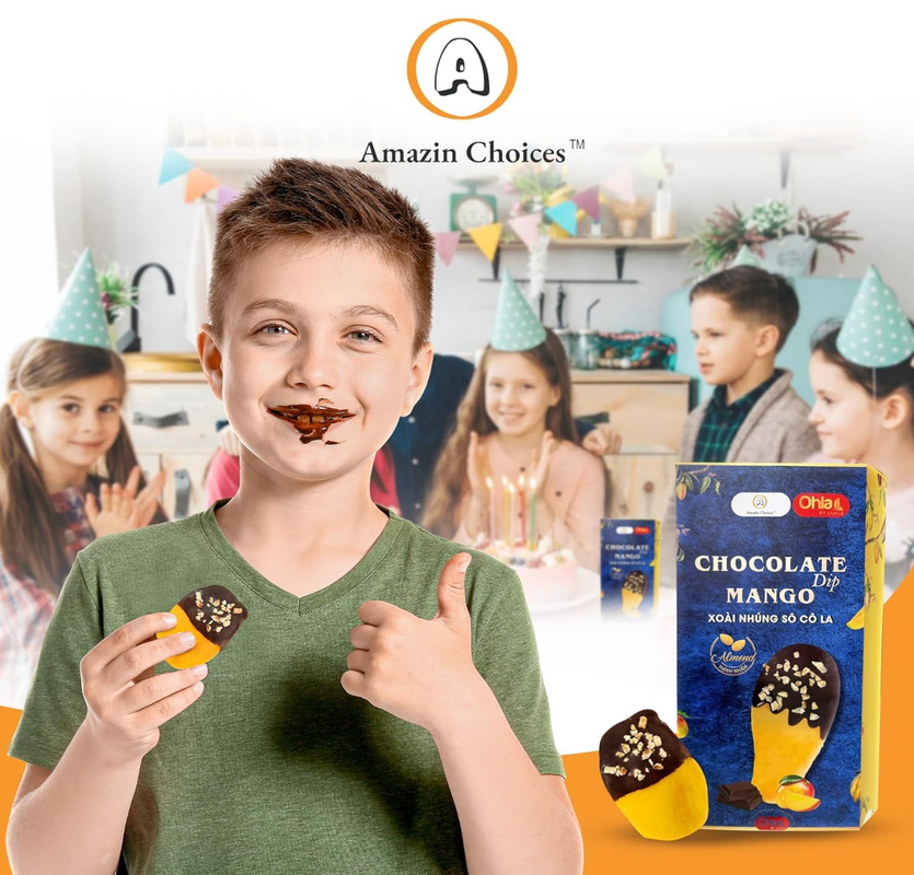 Chocolate dip mango 200g
