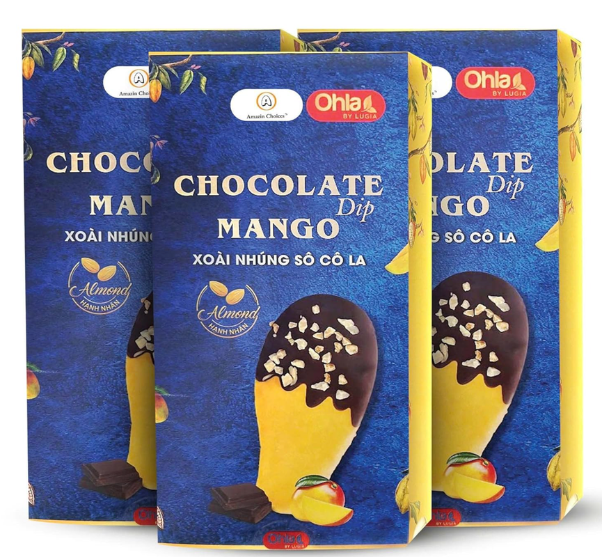 Chocolate dip mango 200g