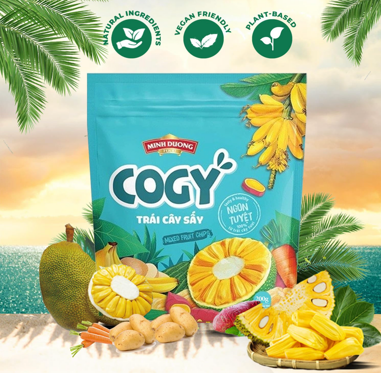 Mixed fruit chips 200g