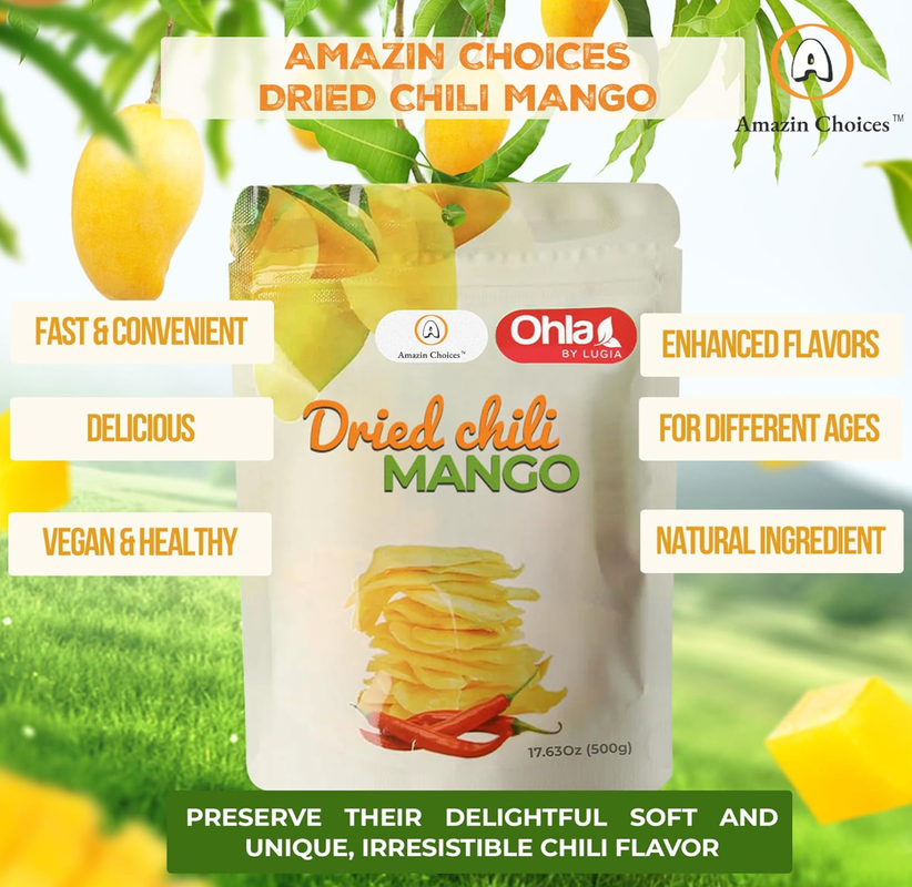 Dried chili mango 500g