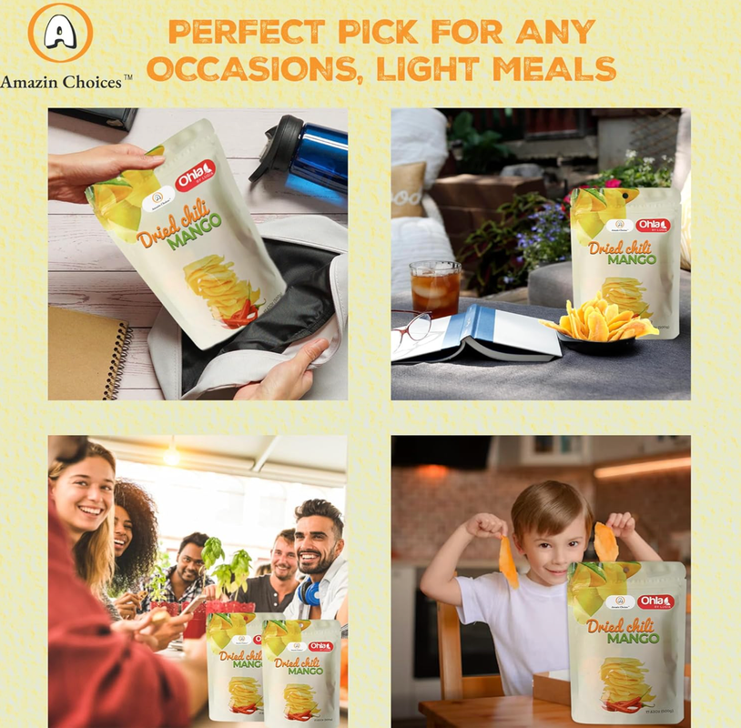 Dried chili mango 500g
