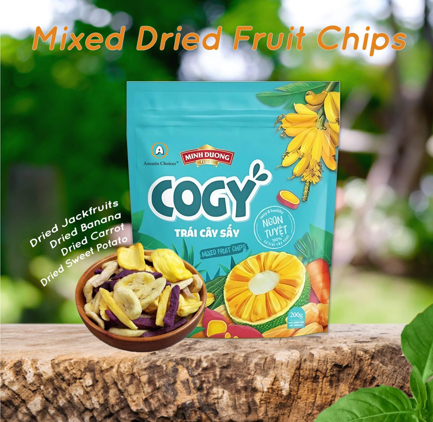 Mixed fruit chips 200g
