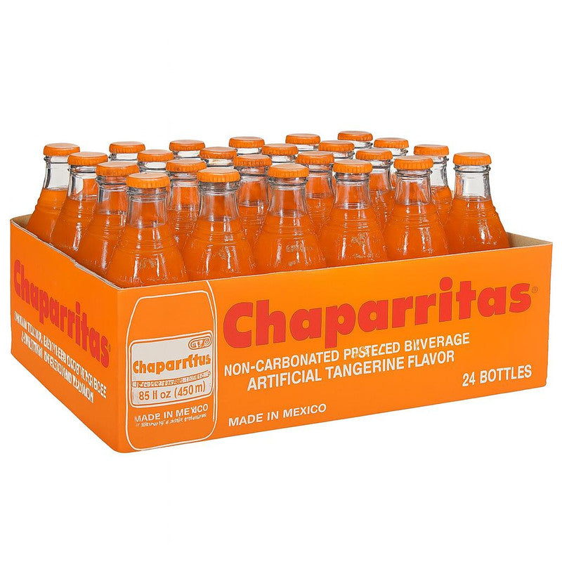 Chaparritas Tangerine Flavor 8.5oz (24 bottles)