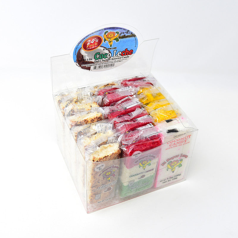 Coco Leche Mix-Coconut Assorted Candy 3.5oz (96 pc)