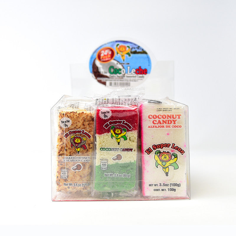 Coco Leche Mix-Coconut Assorted Candy 3.5oz (96 pc)