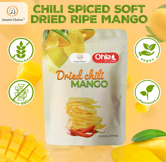 Dried chili mango 500g (4 bags)