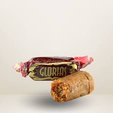 Glorias milk candy with chopped Pecans (Box of 3 bags of 10pc of 30g each)
