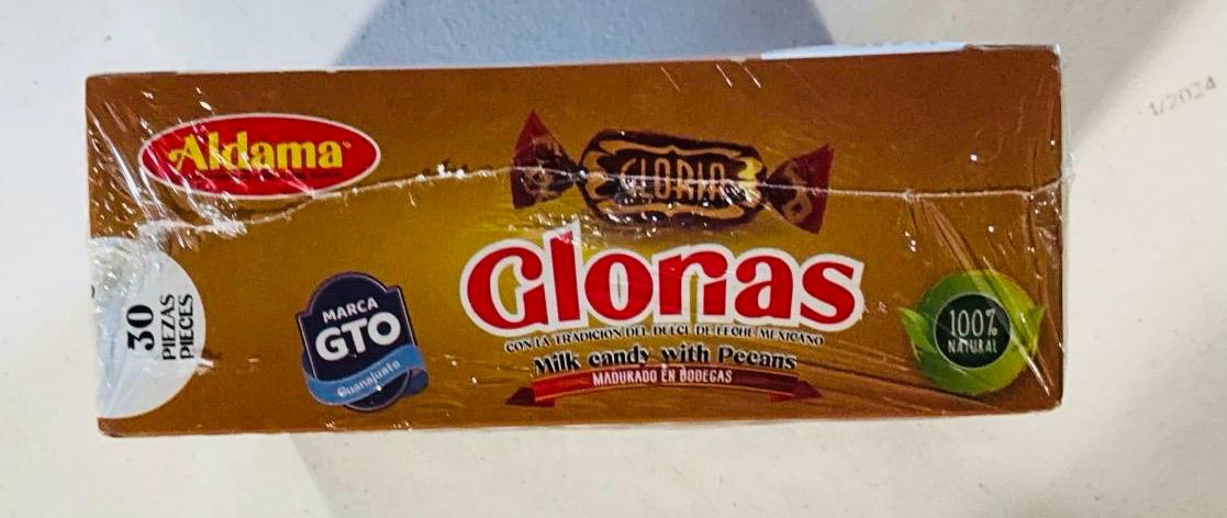 Glorias Display ( Box with 12 display with 30pc of 20g)