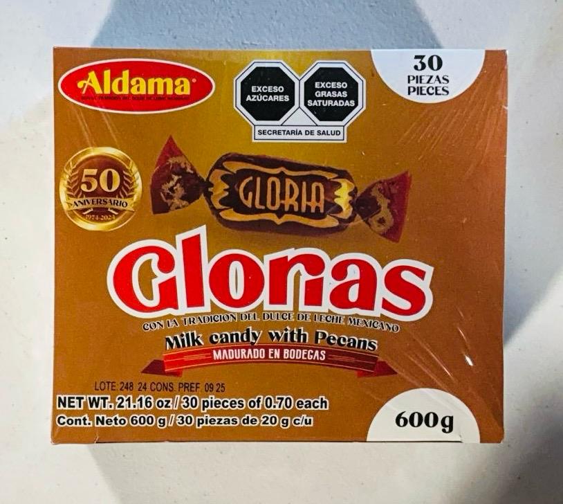 Glorias Display ( Box with 12 display with 30pc of 20g)