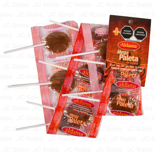 Megapaleta de cajeta (Box of 50 strips of 10pc of 16grs each strip)
