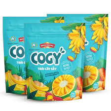 Mixed fruit chips Cogy 200g  (4 bags)