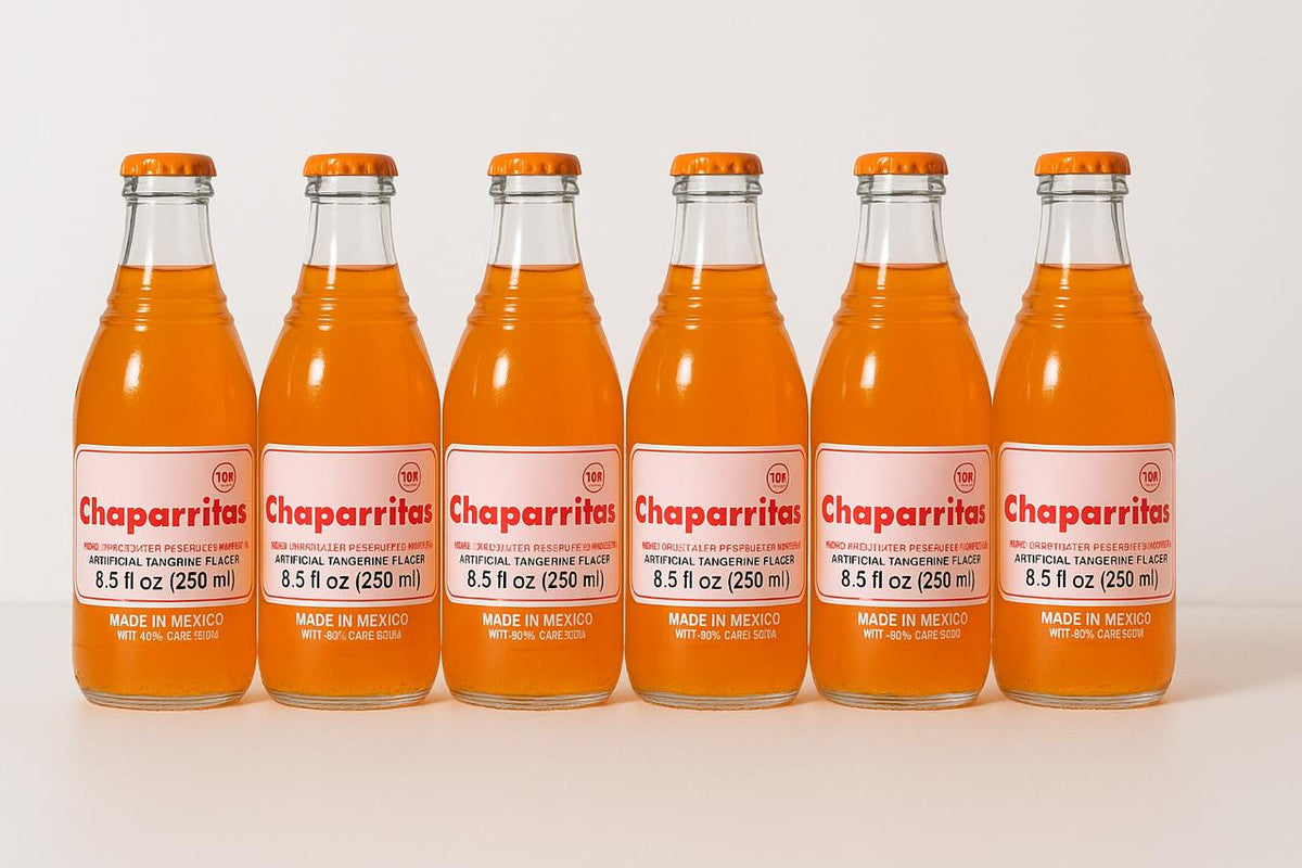 Chaparritas Tangerine Flavor 8.5oz (6 bottles)
