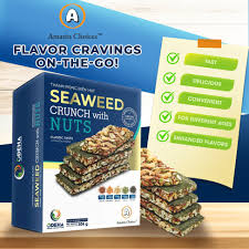 Seaweed Crunch with Nuts - Classic 114g (4 box)