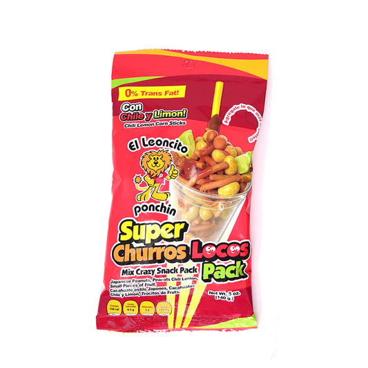 Super Churros Locos Chile Pack 5oz (24 bags)