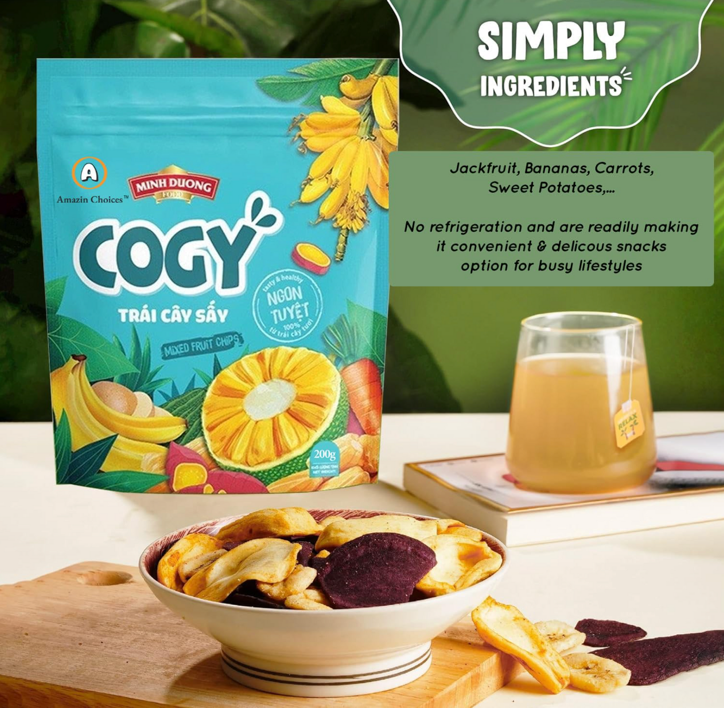 Mixed fruit chips 200g