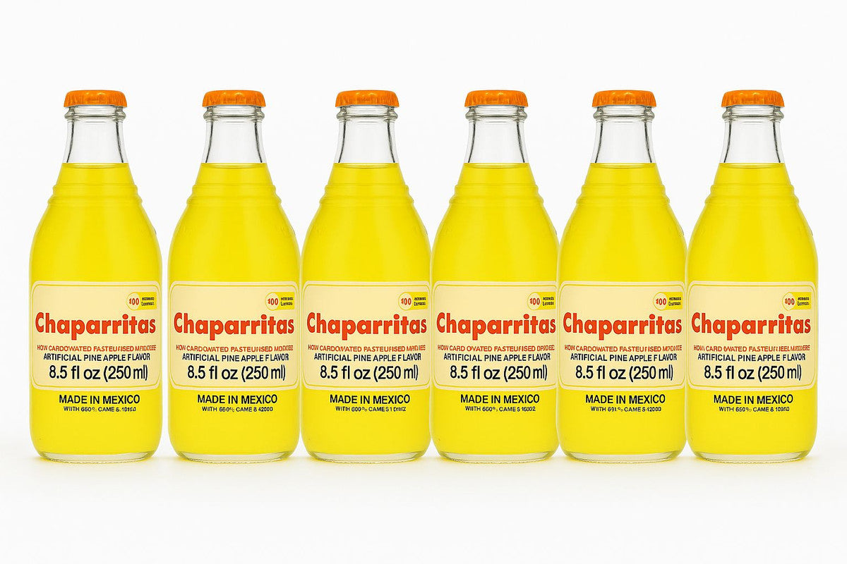 Chaparritas Pineapple Flavor 8.5oz (6 bottles)